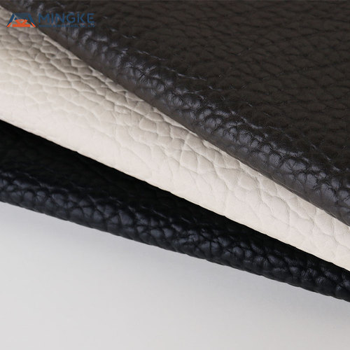 MKEX52007 PU Eco-Friendly Large Lychee Grain PU Leather Fabric - Custom Synthetic Leather for Brands