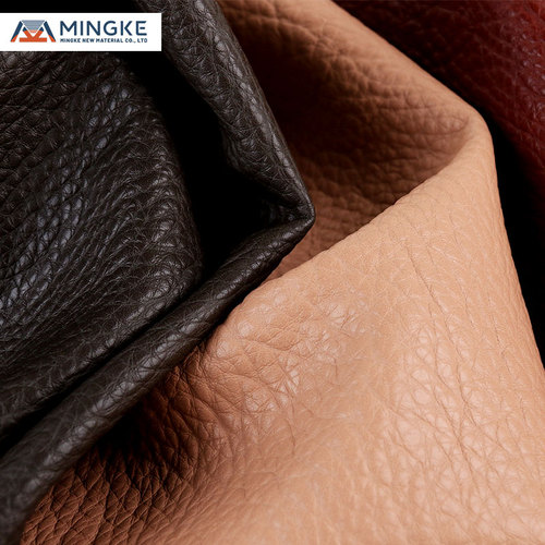 MINGKE MKEX52006 Large Lychee Grain PU Leather Fabric - Soft, Eco-Friendly Synthetic Leather for Cus