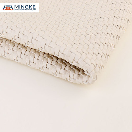 MKEX52082 PU with Woven Techniques ( Handbag Material)